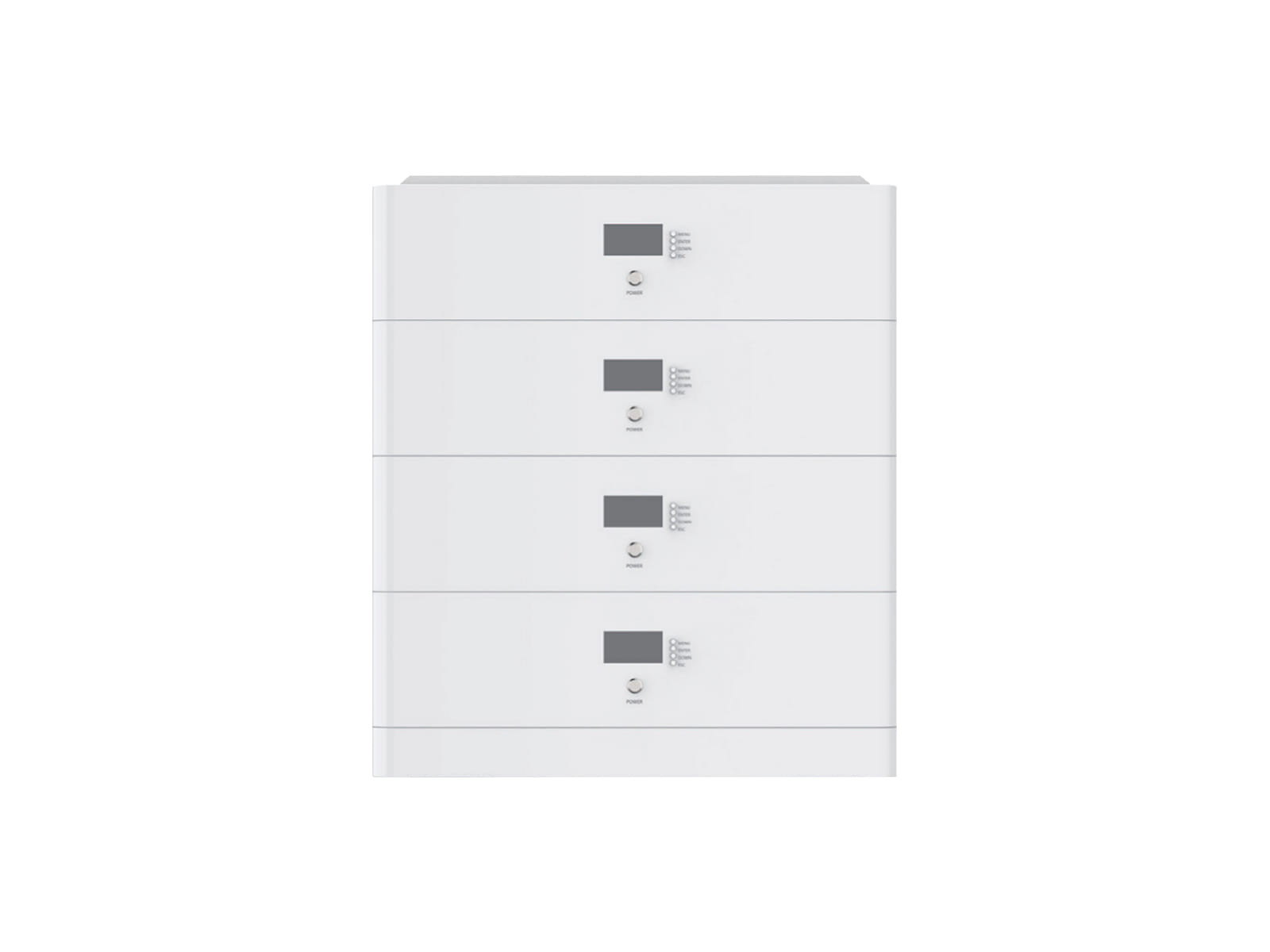 15KWh 51.2V HV Stackable LiFePO4 Battery with 4 Drawers